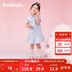 巴拉巴拉童裝兒童連衣裙女童寶寶裙子夏裝2025學(xué)院polo裙繡花208225111020