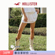 HOLLISTER25夏甜辣田園百褶蕾絲蛋糕半身裙裙褲女裝343-5139 白色 XXS (160/58A)標準版