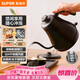 蘇泊爾（SUPOR）電水壺熱水壺 0.8L手沖咖啡壺長(cháng)嘴細口茶藝壺 燒水壺 304不銹鋼  泡茶壺 SW-08C01