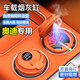 巫記車(chē)載煙灰缸帶燈金屬內膽創(chuàng  )意咖啡杯汽車(chē)煙灰缸防灰飛車(chē)用內飾用品 奧迪專(zhuān)用-咖啡杯煙灰缸 黑銀色