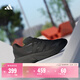 adidas「流光跑鞋」LIGHTBLAZE超輕緩震防滑休閑跑鞋男女阿迪達斯   黑色/碳黑   42