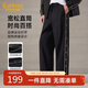 卡賓【70D尼龍登山布】休閑褲男側貼運動(dòng)織帶結構拼接百搭秋季長(cháng)褲