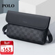 POLO單肩包男士耐磨印花斜挎包運動(dòng)挎包通勤iPad包手機包輕便單肩小包