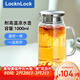 樂(lè )扣樂(lè )扣（LOCK&LOCK）玻璃冷水涼水壺帶把手水杯耐高溫泡茶壺大LLG969_1L