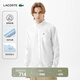 LACOSTE法國鱷魚(yú)男裝25秋冬新款時(shí)尚純棉舒適純色長(cháng)袖襯衫|CH6372 001/白色 40 (175)