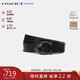 蔻馳（COACH）【品牌直供】男士牛皮革3.8CM腰帶黑色CQ013皮帶生日禮物送男友
