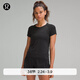 lululemon丨Swiftly Tech 女士運動(dòng)短袖 T 恤 2.0 *Race LW3DZBS 黑/黑 M /8