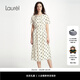 Laurèl【萊賽爾】新款復古波點(diǎn)連衣裙女LWD351Y08200 黑點(diǎn)陣圓點(diǎn) M