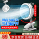 初先 自動(dòng)搖頭充電小電扇夾子電風(fēng)扇低噪usb長(cháng)續航夾扇便攜睡眠臺式夜燈壁掛式壁扇桌面床頭掛墻上車(chē)載 立夾掛三用【升級版自動(dòng)搖頭+LED燈】可拆卸網(wǎng)罩