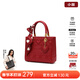 紐芝蘭（NUCELLE）戴妃包紅色手提新年結婚包大容量單肩斜挎包新年38節生日禮物女