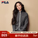 FILA 斐樂(lè )楊冪同款女士編織外套冬新款簡(jiǎn)約時(shí)尚修身拉鏈毛衣開(kāi)衫 華孚H150R花灰-MG L 170/88A/L