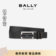 BALLY【新年禮物】FABAZIA男士搭扣雙面腰帶3.5/110黑色/棕色 6181991