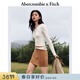 Abercrombie & Fitch【百搭V領(lǐng)T】小麋鹿圖案打底內搭上衣25秋季女裝139-5849 白色 M (165/96A)