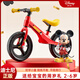 迪士尼（Disney）米奇聯(lián)名款兒童平衡車(chē)3-6歲幼兒寶寶鎂合金滑步車(chē)小孩學(xué)步滑行車(chē) 12寸【米奇紅】一體輪+贈兒童禮包