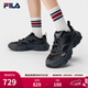 斐樂(lè )（FILA）官方蕨草2S男鞋老爹鞋2026春季新款休閑厚底鞋子運動(dòng)老爹鞋 黑/影黑灰-BD 42