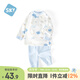 舒貝怡嬰兒衣服兒童內衣套裝純棉寶寶睡衣春夏款分體家居服秋衣褲藍90