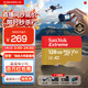 閃迪（SanDisk）128GB TF(MicroSD)內存卡 4K極速金卡A2 V30 U3行車(chē)記錄儀 運動(dòng)相機無(wú)人機 監控存儲卡 讀190MB/s