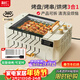 利仁（Liven）烤肉鍋電烤爐燒烤鍋家用全自動(dòng)烤串機電燒烤爐多功能鍋電烤架烤肉盤(pán)自動(dòng)旋轉烤架G-26
