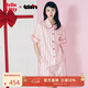 野獸派家居（tbh）三麗鷗Hello Kitty天絲棉家居服套裝軟棉棉四季條紋睡衣 短款   M