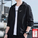 耐克（NIKE）外套男士春季 2026新款運動(dòng)服裝梭織皮膚防風(fēng)衣長(cháng)袖百搭休閑夾克 熱售薄款/建議拍大一碼 /曬圖返10 XL 【180】 體重150~170斤左右