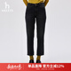 哈吉斯（HAZZYS）女裝 秋冬款女士修身磨毛牛仔褲女ATDSP0BDP29 深灰色DE 36 (155/68A)
