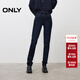 ONLY2025冬季新款塑形高腰收腹緊身褲長(cháng)褲牛仔褲女|125432001 J0B藍灰牛仔 M M標準褲長(cháng)