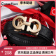 Cadaer KleniCK品牌男士皮帶真皮自動(dòng)扣腰帶輕奢頭層牛皮商務(wù)褲帶送男友生日禮物 ck2-880195R大氣金色/專(zhuān)柜禮盒裝