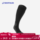 迪卡儂（DECATHLON）滑雪襪男女保暖含羊毛長(cháng)筒高筒毛巾底運動(dòng)襪子OVWS 【色】黑色 均碼 35~38碼