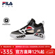 FILA斐樂(lè )童鞋兒童籃球鞋2025秋季款男女小童旋鈕運動(dòng)鞋 黑/斐樂(lè )白-BW 31 內長(cháng)19.0cm