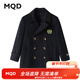 馬騎頓（MQD）兒童秋冬款男童休閑外套大衣 藏青 160