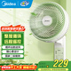 美的（Midea）電風(fēng)扇 壁扇家用掛壁風(fēng)扇臥室客廳輕音節能搖頭電扇大風(fēng)力空氣循環(huán)扇 FWA23UR【遙控款】
