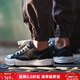 馬登工裝異型溶解帆布鞋男低幫厚底增高鞋ins潮流百搭板鞋男士休閑鞋 黑色 （尺碼偏大，可參考推薦腳長(cháng)選擇） 42