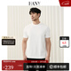 漢尼（HANY）【重磅莫代爾棉】t恤男打底衫商務(wù)加厚白色休閑男士短袖簡(jiǎn)約春裝 博薩光學(xué)白【半高領(lǐng) 合身版】 XL 【建議150-170斤】