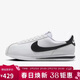 耐克（NIKE）女子 CORTEZ  輕便阿甘鞋休閑鞋 DN1791-107白 37.5