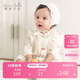戴維貝拉（DAVE＆BELLA）女寶寶連體衣春嬰兒抗菌爬服新生兒棉哈衣