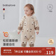 babylove【清倉】嬰兒連體衣秋冬男女寶寶睡衣半邊絨柔軟哈衣爬服毛絨衣服