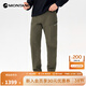 MONTANE盟泰恩CIMA XT PANTS男女橫絨軟殼褲 多功能防潑水徒步耐磨軟殼褲 【男】苔巖綠 M 32