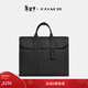 蔻馳（COACH）【禮物】男士經(jīng)典標志GOTHAM公事包真皮公文包商務(wù)電腦包通勤男包 黑色