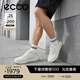 愛(ài)步（ECCO）板鞋男 簡(jiǎn)約拼色舒適運動(dòng)鞋休閑男鞋 街頭球鞋539814 HL 白色/灰白色53981452292 39