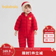 巴拉巴拉童裝嬰兒羽絨服寶寶輕薄連體衣抱衣爬服兒童冬裝男童女童可愛(ài)萌趣