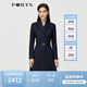 PORTS寶姿秋冬新品女裝長(cháng)袖中長(cháng)連衣裙ALM9N013LCF030 丈青-1 XXS (0)