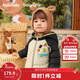巴拉巴拉童裝兒童羽絨服寶寶女童男童2025年冬季保暖外套萌趣208425107202