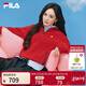 FILA 馬上起飛楊冪同款|斐樂(lè )官方女裝2026春季新年時(shí)尚愛(ài)心套頭衛衣 節奏紅-PK M 165/84A/M