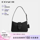 蔻馳（COACH）【品牌直供】新年禮物女士ELIZA小號單肩手提腋下包黑色CAA92