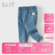 戴維貝拉【商場(chǎng)同款】?jì)和澴忧镅b女童休閑彈力牛仔長(cháng)褲