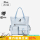 KANGOL雙肩包男女托特包痛包兩用多功能大容量旅行背包大學(xué)生書(shū)包電腦包 冰川藍