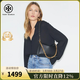 湯麗柏琦（Tory Burch）Perry小號肩背鏈條包可拆卸肩帶皮革手提單肩包TB女包新款177245 001 黑色 23.5 * 6.7 * 16 cm