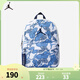 NIKE JORDAN 耐克AJ男女童雙肩背包新款幼兒園小學(xué)生書(shū)包收納包 靛藍色/棉花糖 2T/4T【25*12*33cm 約9.9L】