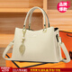 雪愛(ài)袋鼠送媽媽禮物高檔40-50歲女士包包媽媽中年2026新款手提包女包夏季 米白色[禮盒+禮品袋+手包卡包]