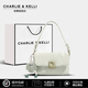 CHARLIE&KELLI品牌小c&k女士包包2026新款單肩包女寬肩帶斜挎小方包七夕禮物女 淺綠色【三八節女神禮物送女生】